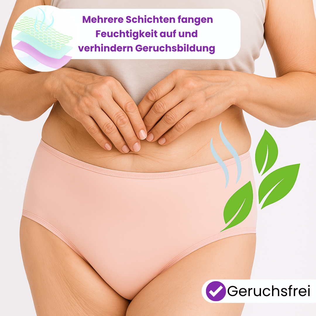 Auslaufsichere französische Baumwollslip