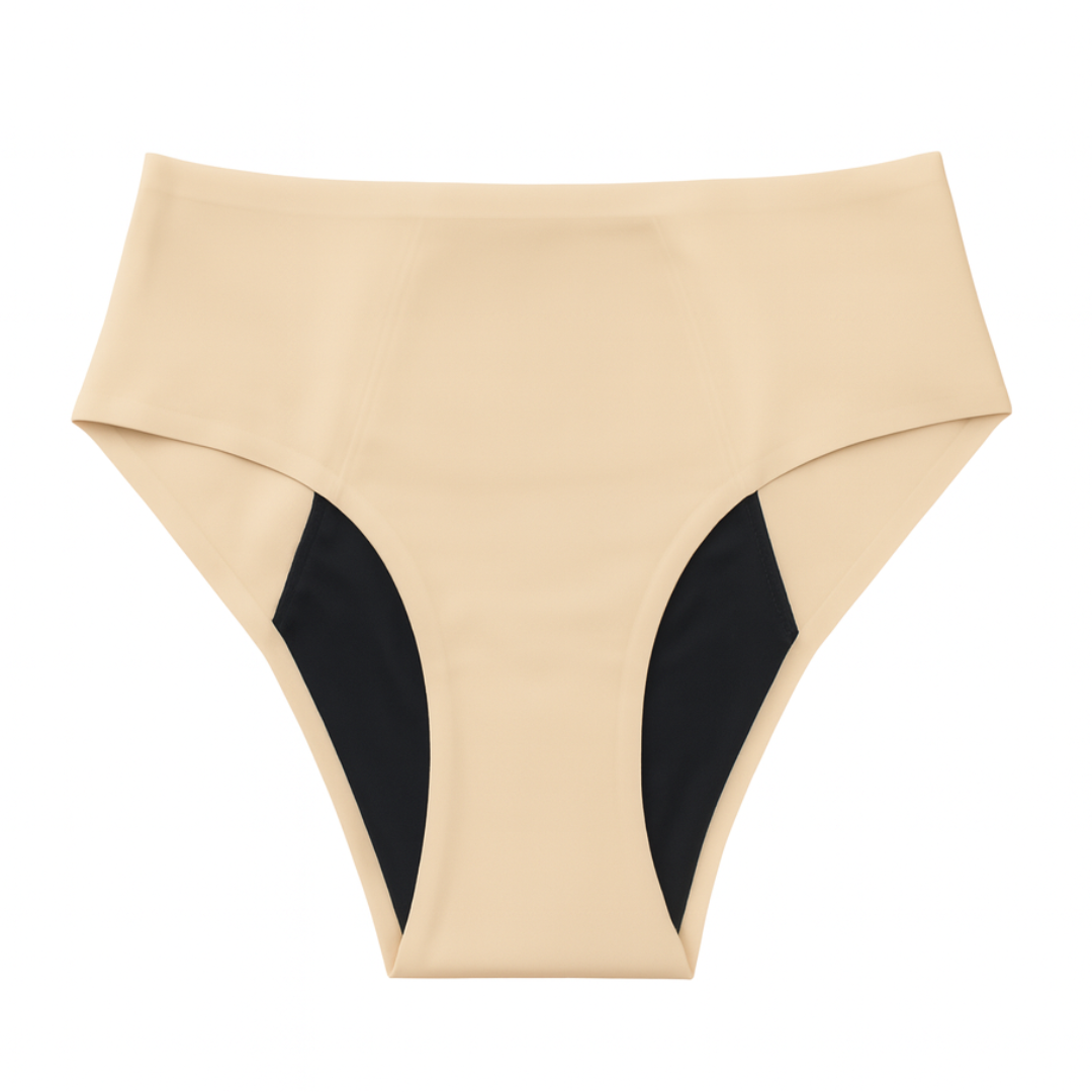 Auslaufsichere nahtlose Bikini-Slips – Einzelnes Paar